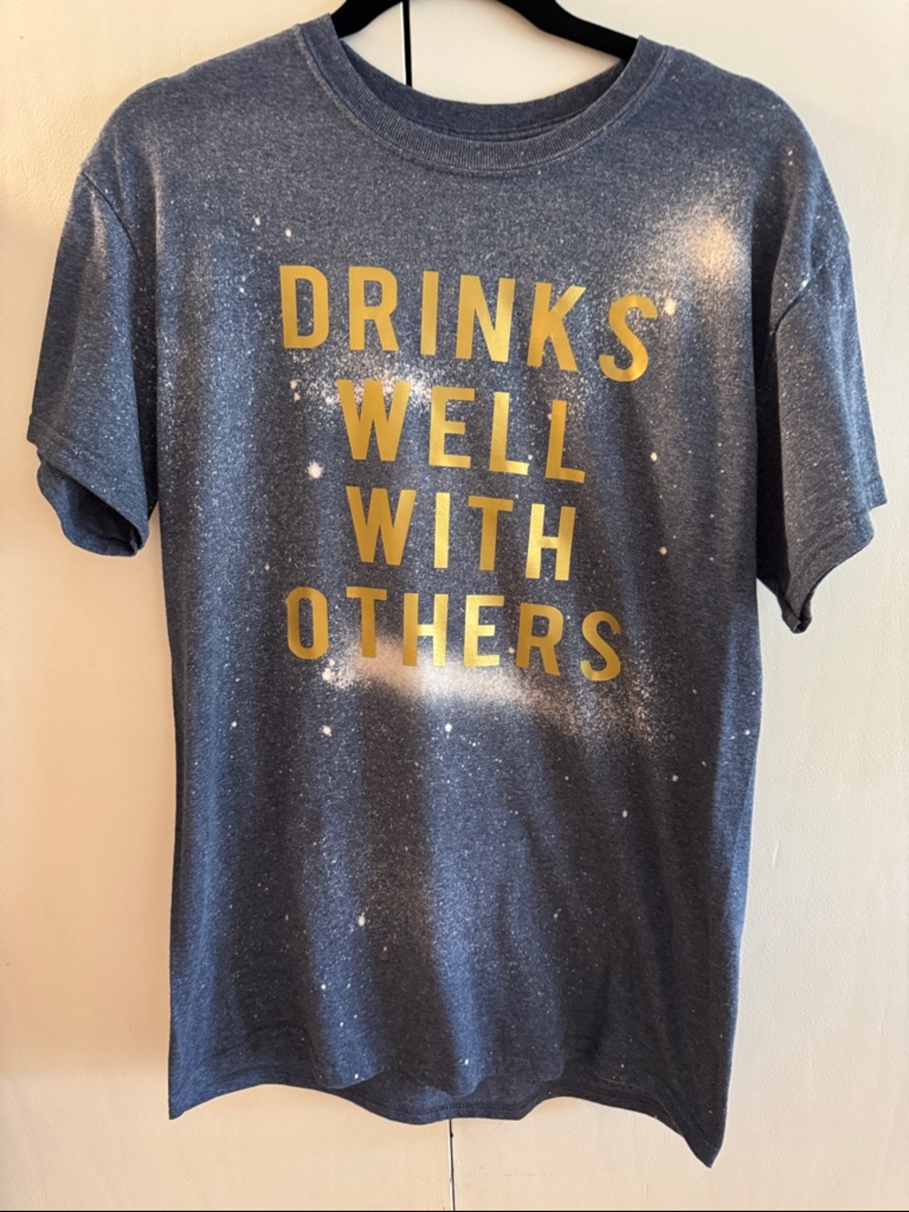 Graphic Tee "Drinks Well With Others"